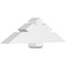 Ekena Millwork Kennewick Architectural Grade PVC Gable Bracket, 48"W x 14"H x 6"D x 6"F, 7/12 Pitch GBP048X14X0606KEN00 - alternate 1